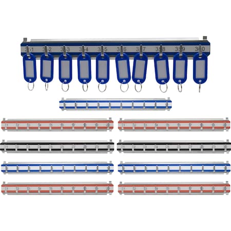 Barska Key Shelves with 301-400 Numbered Hooks, 10 shelves AF13688